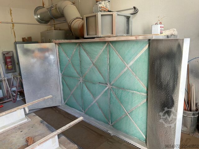 Dry spray wall incl. fan Nestro Trockenspritzwand