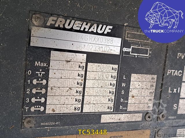 Sliding tarpaulins Fruehauf 