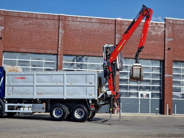 Tipper with crane Scania G500 6x2 - Tipper + Palfinger epsilon M110L - R...