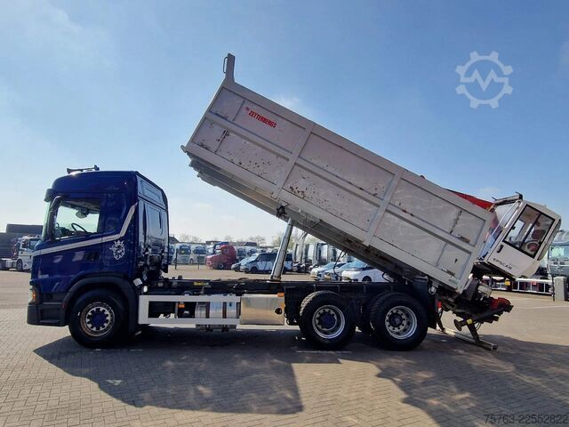 Tipper with crane Scania G500 6x2 - Tipper + Palfinger epsilon M110L - R...