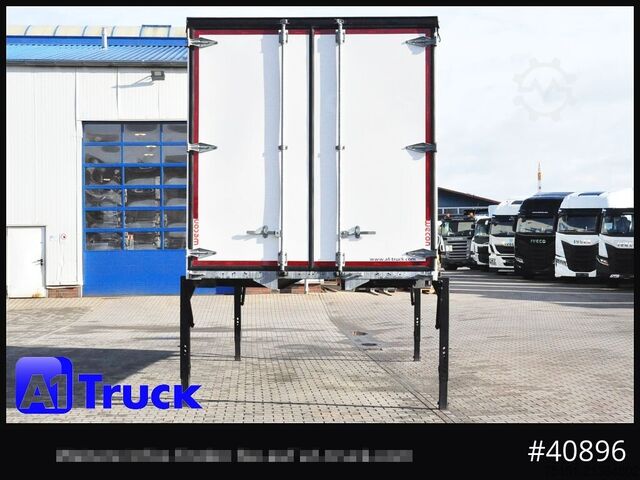 Swap body with flatbed & tarp WECON WPR 745, verzinkt, 2520  innen, Code XL