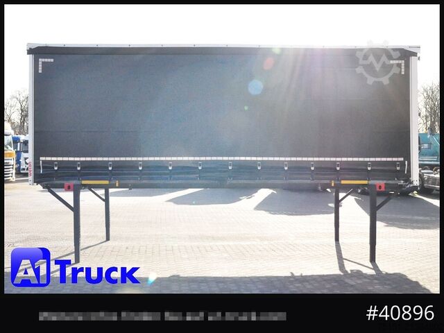 Swap body with flatbed & tarp WECON WPR 745, verzinkt, 2520  innen, Code XL