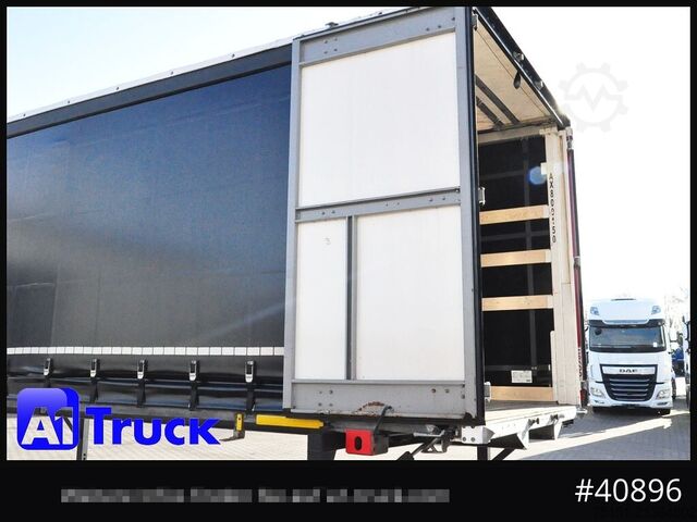 Swap body with flatbed & tarp WECON WPR 745, verzinkt, 2520  innen, Code XL