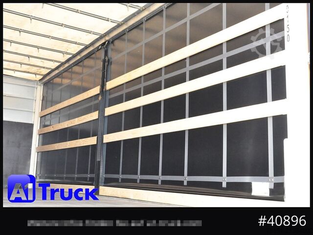 Swap body with flatbed & tarp WECON WPR 745, verzinkt, 2520  innen, Code XL