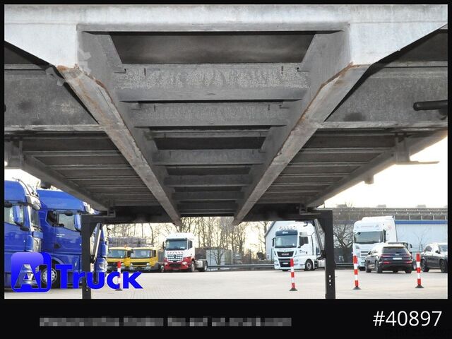 Swap body with flatbed & tarp WECON WPR 745, verzinkt, 2520  innen, Code XL