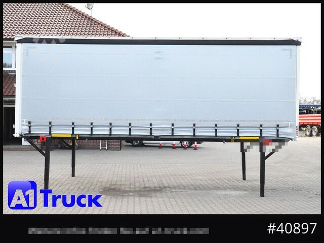 Swap body with flatbed & tarp WECON WPR 745, verzinkt, 2520  innen, Code XL