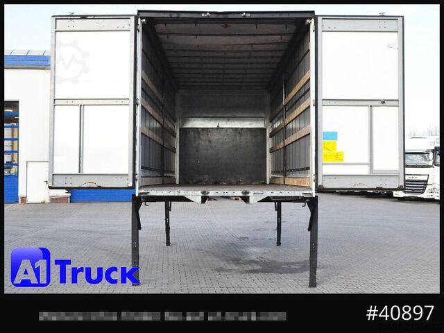 Swap body with flatbed & tarp WECON WPR 745, verzinkt, 2520  innen, Code XL