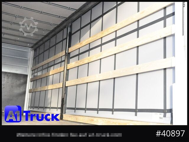 Swap body with flatbed & tarp WECON WPR 745, verzinkt, 2520  innen, Code XL