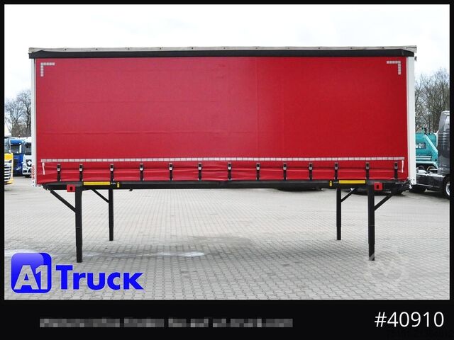 Swap body with flatbed & tarp WECON WPR 745, verzinkt, 2520  innen, Code XL