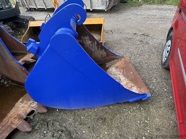 3x excavator buckets, ditch cleaning bucket CAT Verachtert diverse  CW 30 CW40 CAT