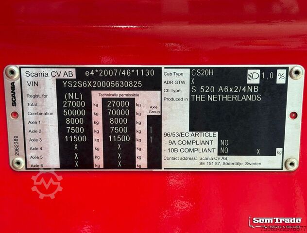 Standard tractor unit SCANIA S520 V8 NGS EURO 6D KING FULL OPTIONS RETARDER 2
