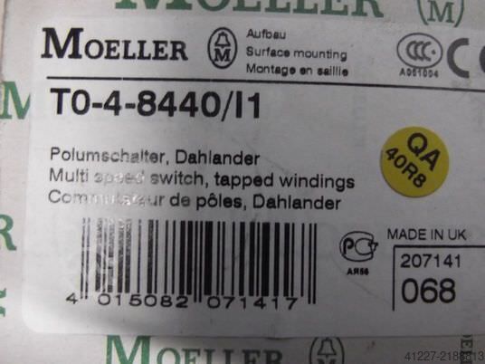 Pole-changing switch Möller T0-4-8440/l1