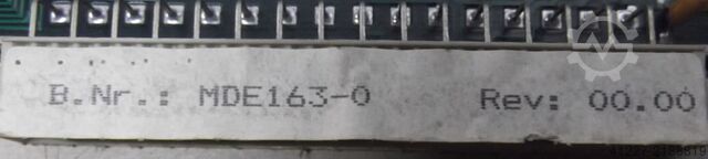 Steuerkarte BuR MDE163-0