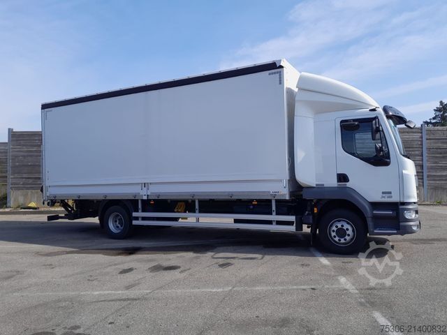 LKW mit Pritsche & Plane DAF FA XB 290 16t Junge Pritsche-Plane