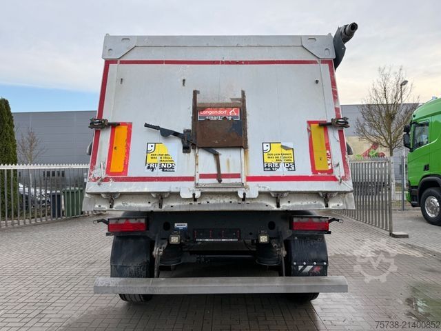 Tipper semitrailer LANGENDORF SKA Kippmulde/Stahl-Alu/33 m³/Plane/Luft-Lift