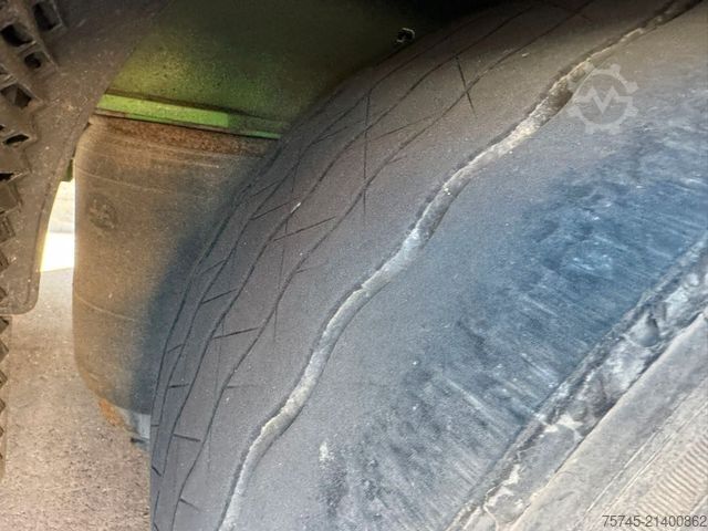 Open semitrailer with tarp KRONE SD *  * HUBDACH * LIFTACHSE * 2,90 M HOCH *