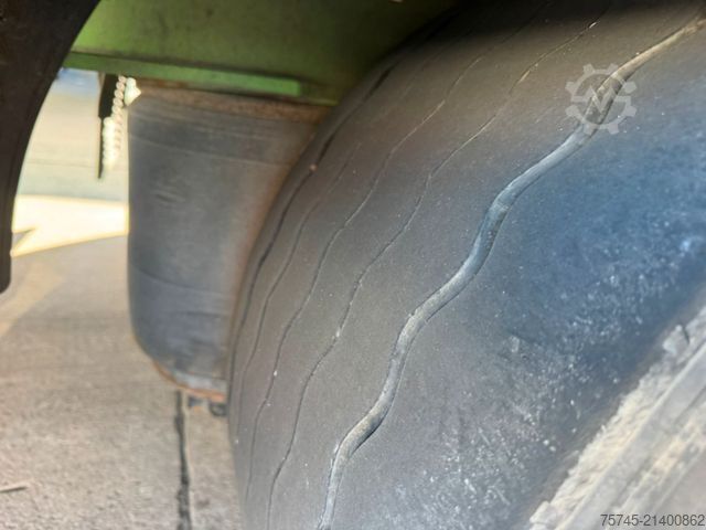 Open semitrailer with tarp KRONE SD *  * HUBDACH * LIFTACHSE * 2,90 M HOCH *