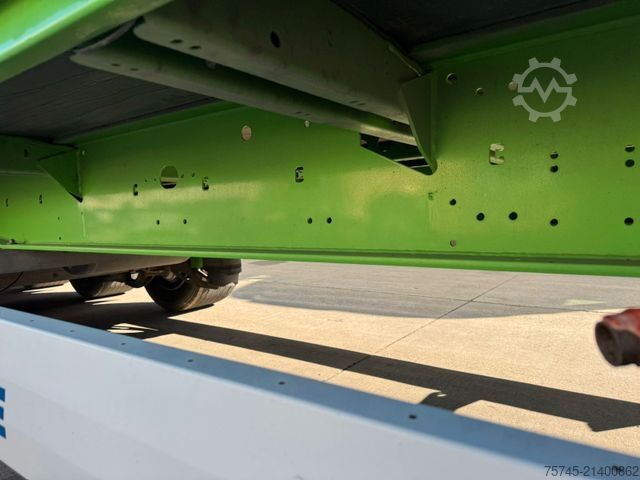 Open semitrailer with tarp KRONE SD *  * HUBDACH * LIFTACHSE * 2,90 M HOCH *