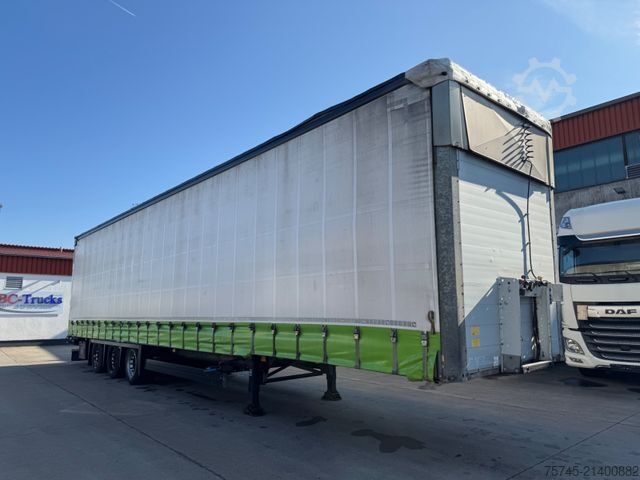 Open semitrailer with tarp SCHMITZ CARGOBULL SCB*S3T *  * HUBDACH * LIFTACHSE * VOLUMEN*