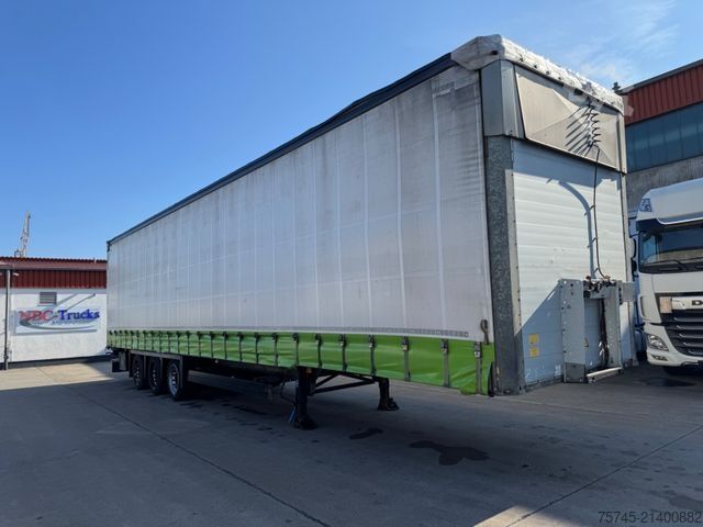 Open semitrailer with tarp SCHMITZ CARGOBULL SCB*S3T *  * HUBDACH * LIFTACHSE * VOLUMEN*