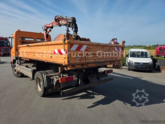Kipper LKW MERCEDES-BENZ Atego 1218 / Kipper+Kran / load 5,2ton / E3