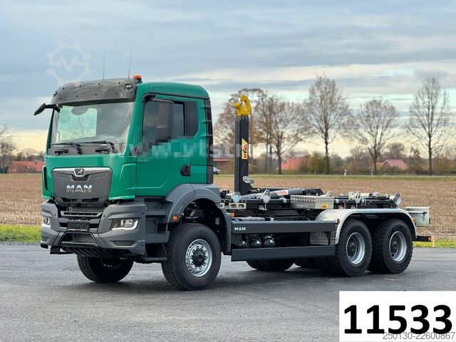 Abrollkipper MAN TGS 33.480 6x6 BL HYVA 26-55-S AK *NEU*