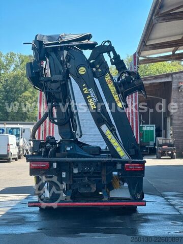 Holztransporter LKW MAN TGX 33.580 6x4 BL PAVIC Holz & TAJFUN 130ZK