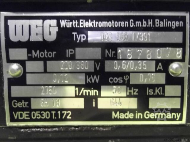 Electric motor 0.12 kW 2750 Rpm WEG 0DG 532 17391