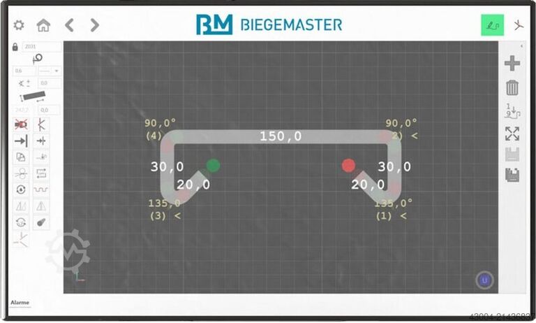 Schwenkbiegemaschine BIEGEMASTER DURA 4.1,25