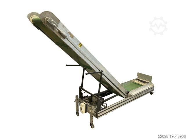 Angled conveyor belt, L: 2,730 mm trio-technik 1000004806, FB: 360 mm