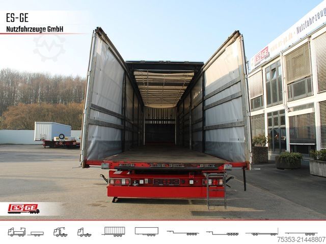 Open semitrailer with tarp KRONE 3-Achs-Sattelanhänger, Curtainsider