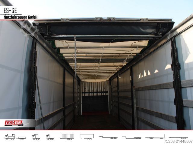 Open semitrailer with tarp KRONE 3-Achs-Sattelanhänger, Curtainsider