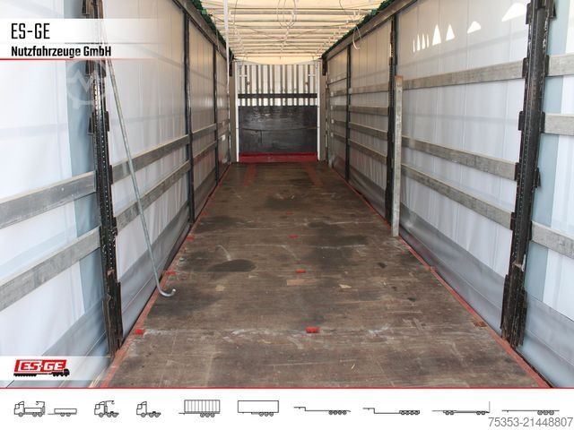 Open semitrailer with tarp KRONE 3-Achs-Sattelanhänger, Curtainsider