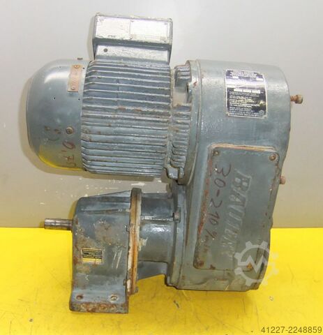 Adjustable gear motor 0.75 kW 30-210 rpm Bauer DK94V10/216