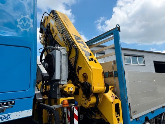 Flatbed truck MERCEDES-BENZ 2751 Arocs Pritsche + Kran Retarder