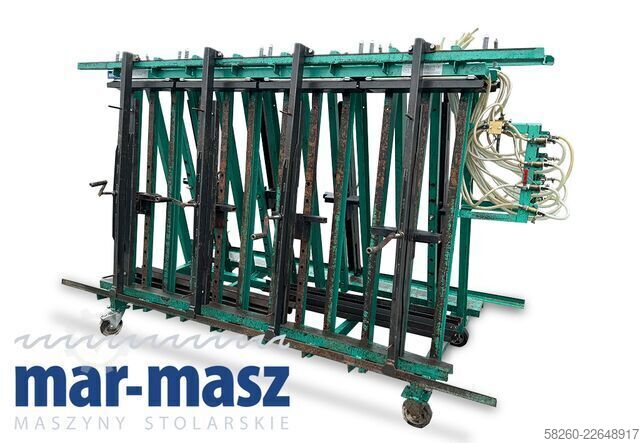 Double-sided trapezoidal pneumatic press TECH-FA 