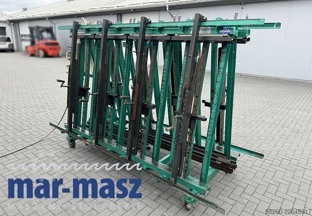 Double-sided trapezoidal pneumatic press TECH-FA 