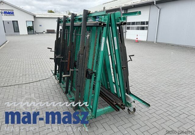 Double-sided trapezoidal pneumatic press TECH-FA 