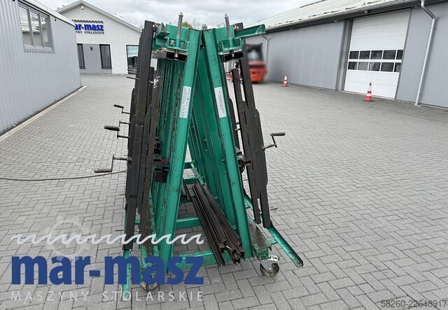 Double-sided trapezoidal pneumatic press TECH-FA 