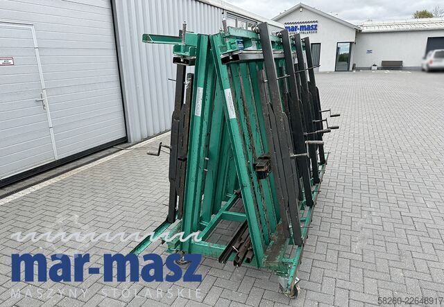 Double-sided trapezoidal pneumatic press TECH-FA 