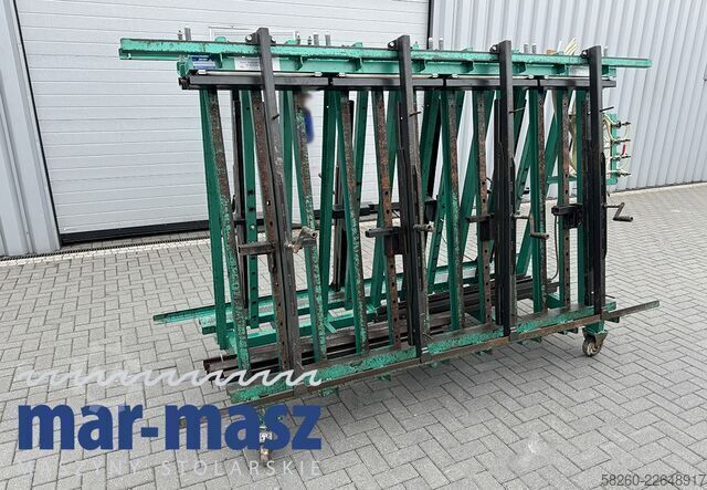 Double-sided trapezoidal pneumatic press TECH-FA 