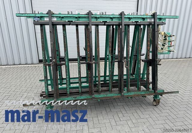 Double-sided trapezoidal pneumatic press TECH-FA 