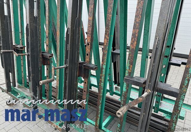 Double-sided trapezoidal pneumatic press TECH-FA 