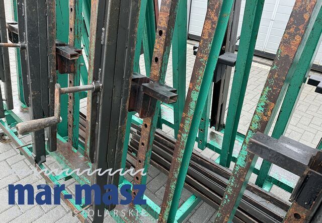 Double-sided trapezoidal pneumatic press TECH-FA 