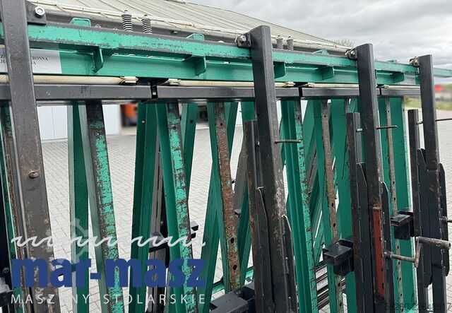 Double-sided trapezoidal pneumatic press TECH-FA 