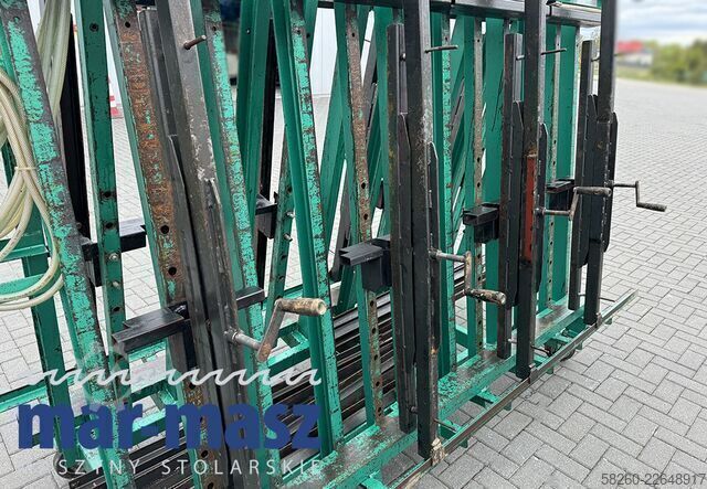 Double-sided trapezoidal pneumatic press TECH-FA 