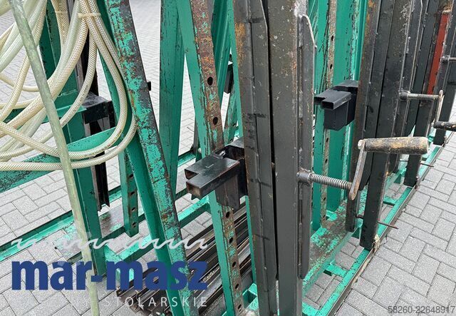 Double-sided trapezoidal pneumatic press TECH-FA 