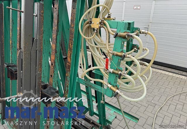 Double-sided trapezoidal pneumatic press TECH-FA 