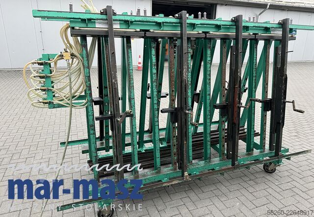 Double-sided trapezoidal pneumatic press TECH-FA 