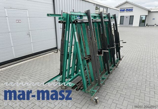 Double-sided trapezoidal pneumatic press TECH-FA 